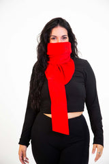 Scarf - Face Cover Bright Red